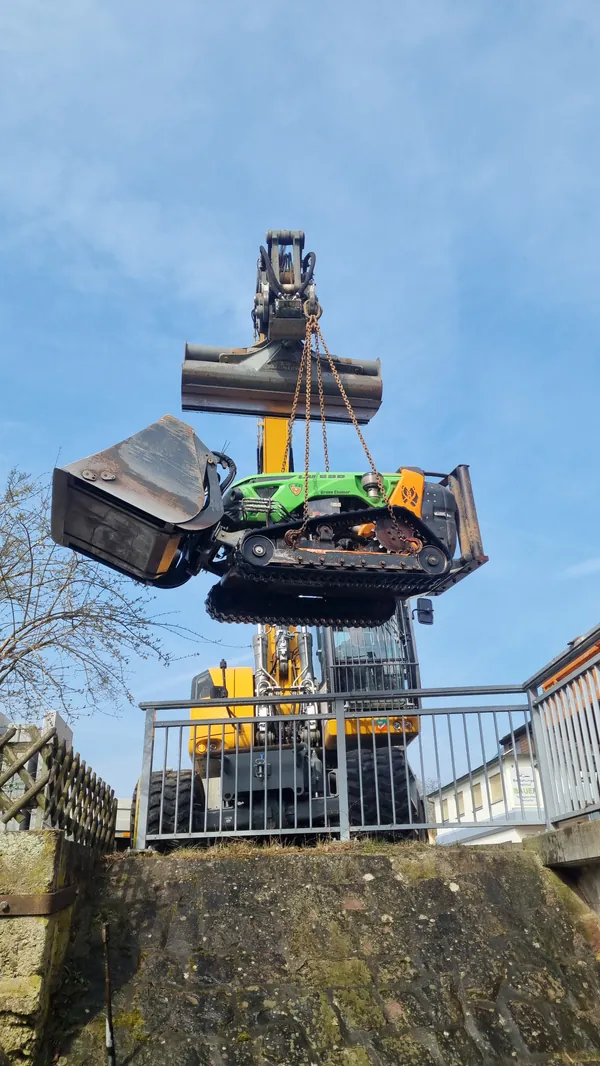 Erdarbeiten aushub bagger