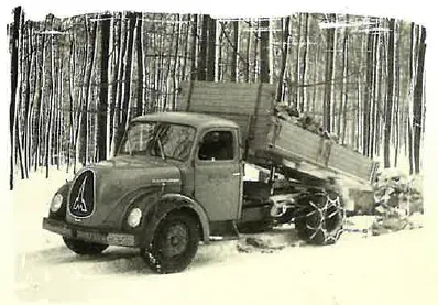 Historischer militaer lkw
